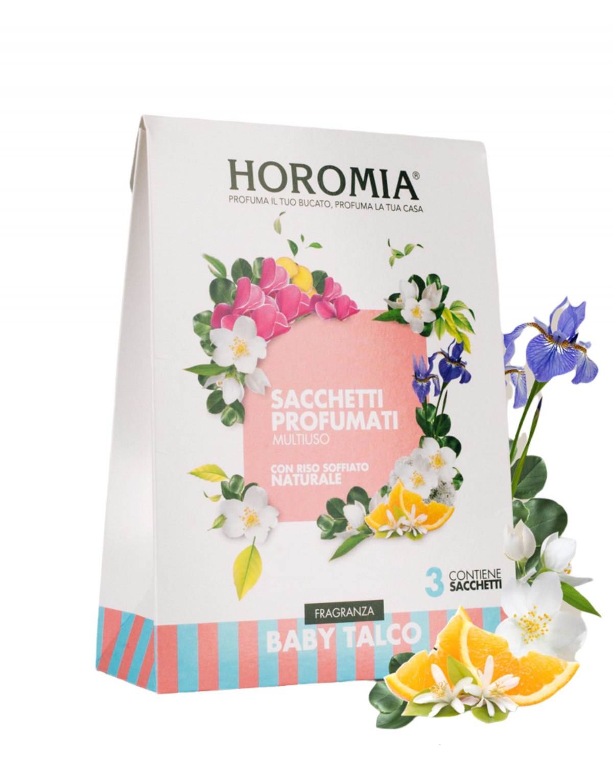 Nuova fragranza Profuma Bucato Horomia, fiorita, agreste, legnosa