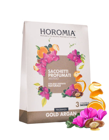 Sacchetti Profumati Multiuso Horomia - Gold Argan