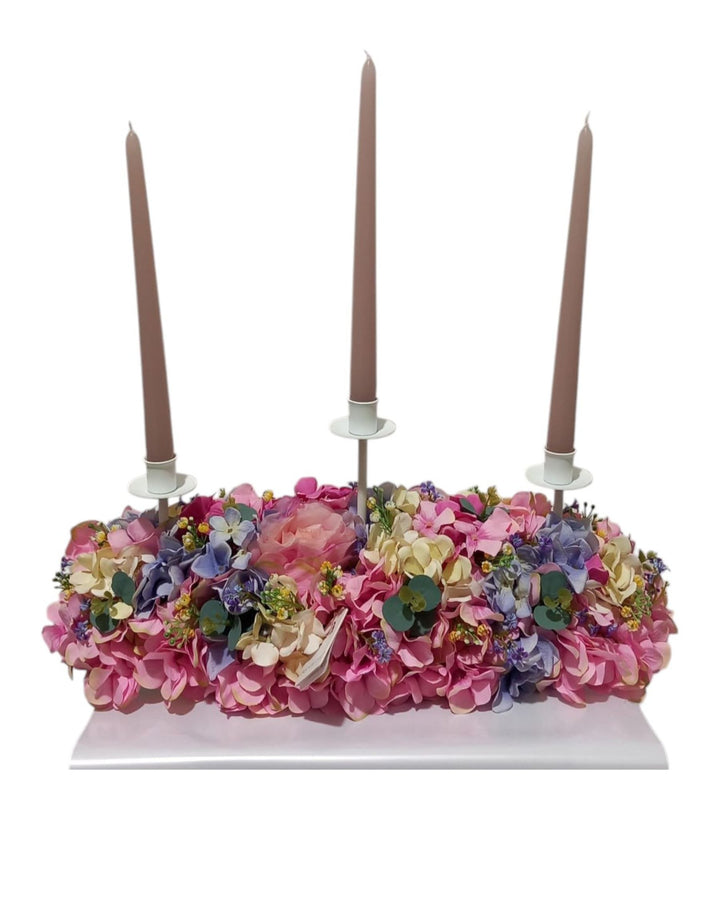 Fiori di Lena - Centrotavola con Candele Collezione Spring