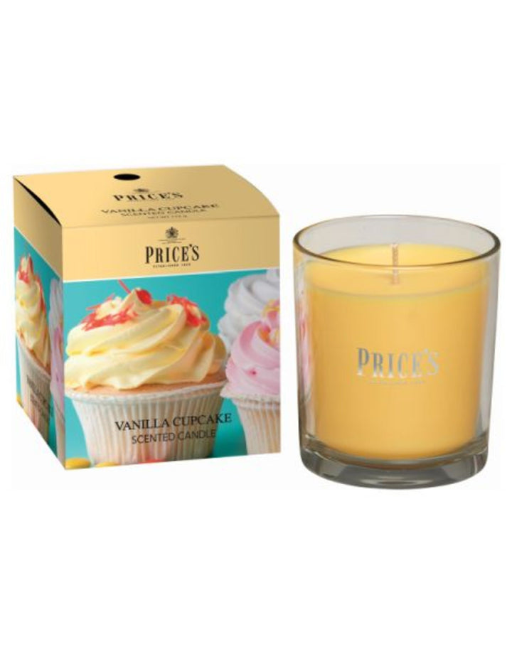 Candela Profumata in vasetto di vetro - Vanilla Cupcake