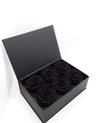 Rose Stabilizzate Nere in Cofanetto Luxury 6